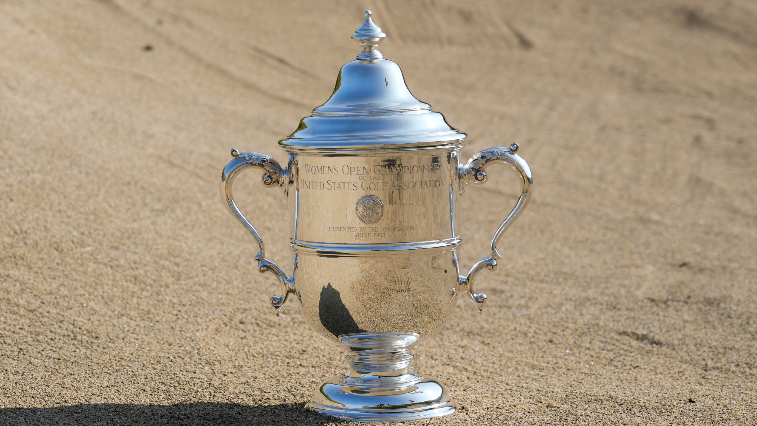 The US Women's Open trophy