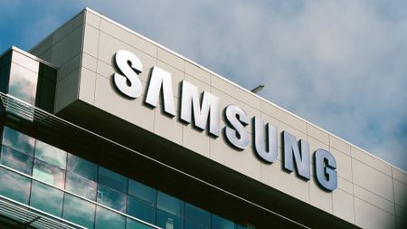 Samsung Logo on a building