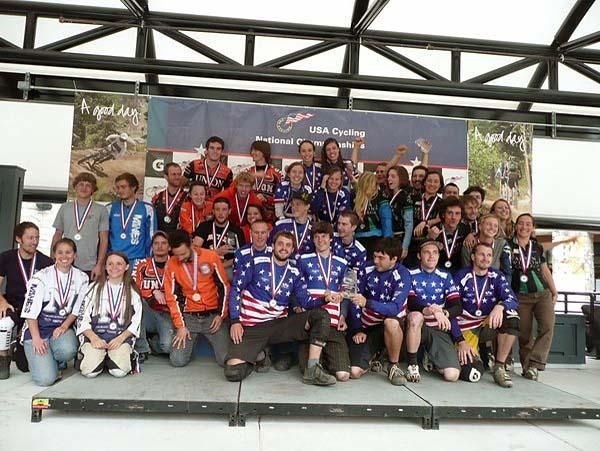 Podium: Division 2 Team Omnium