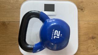 Garmin S2 scales being tested by Fit and Well