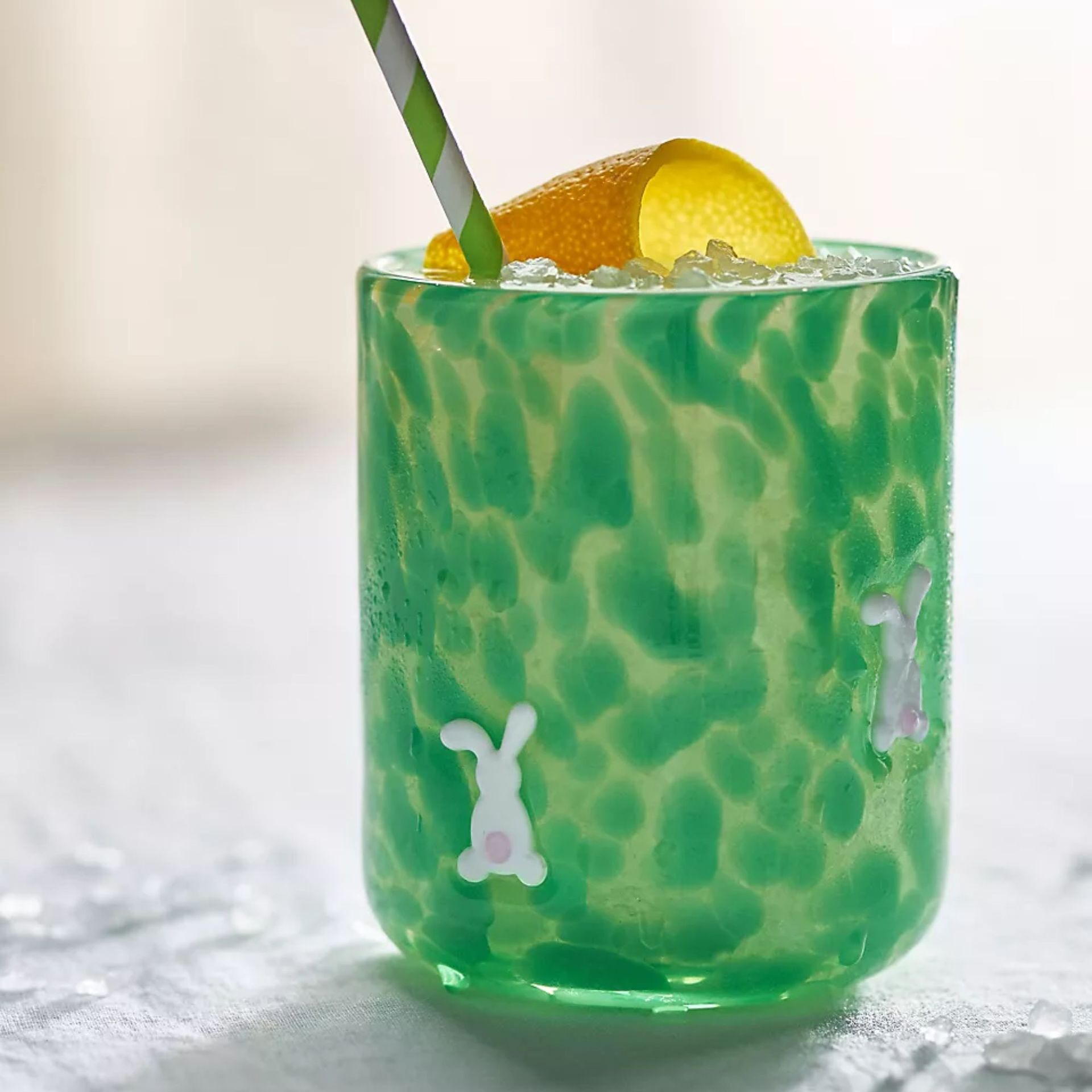 Bunny Confetti Icon Juice Glass