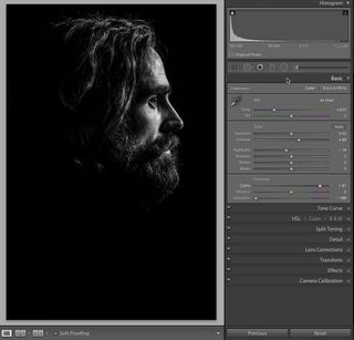 Lightroom tutorial male portrait