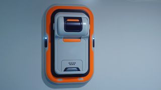 A Fully Functioning Fabricator on a wall in Subnautica 2