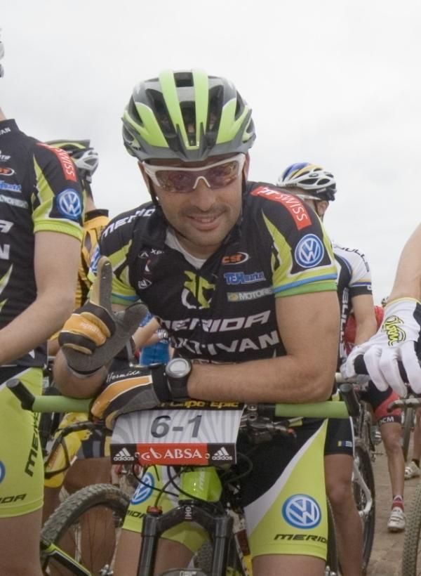 Jose Antonio Hermida (Multivan Merida) at the start.