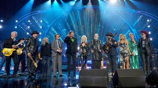 2022 Rock and Roll Hall of Fame Induction Ceremony inductees on stage