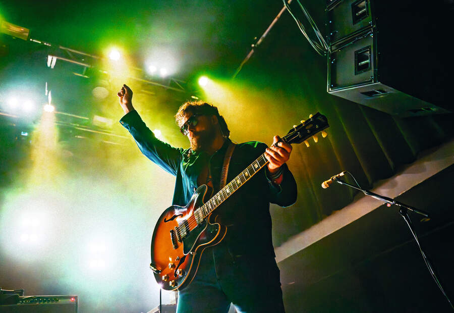 Ewan Currie onstage