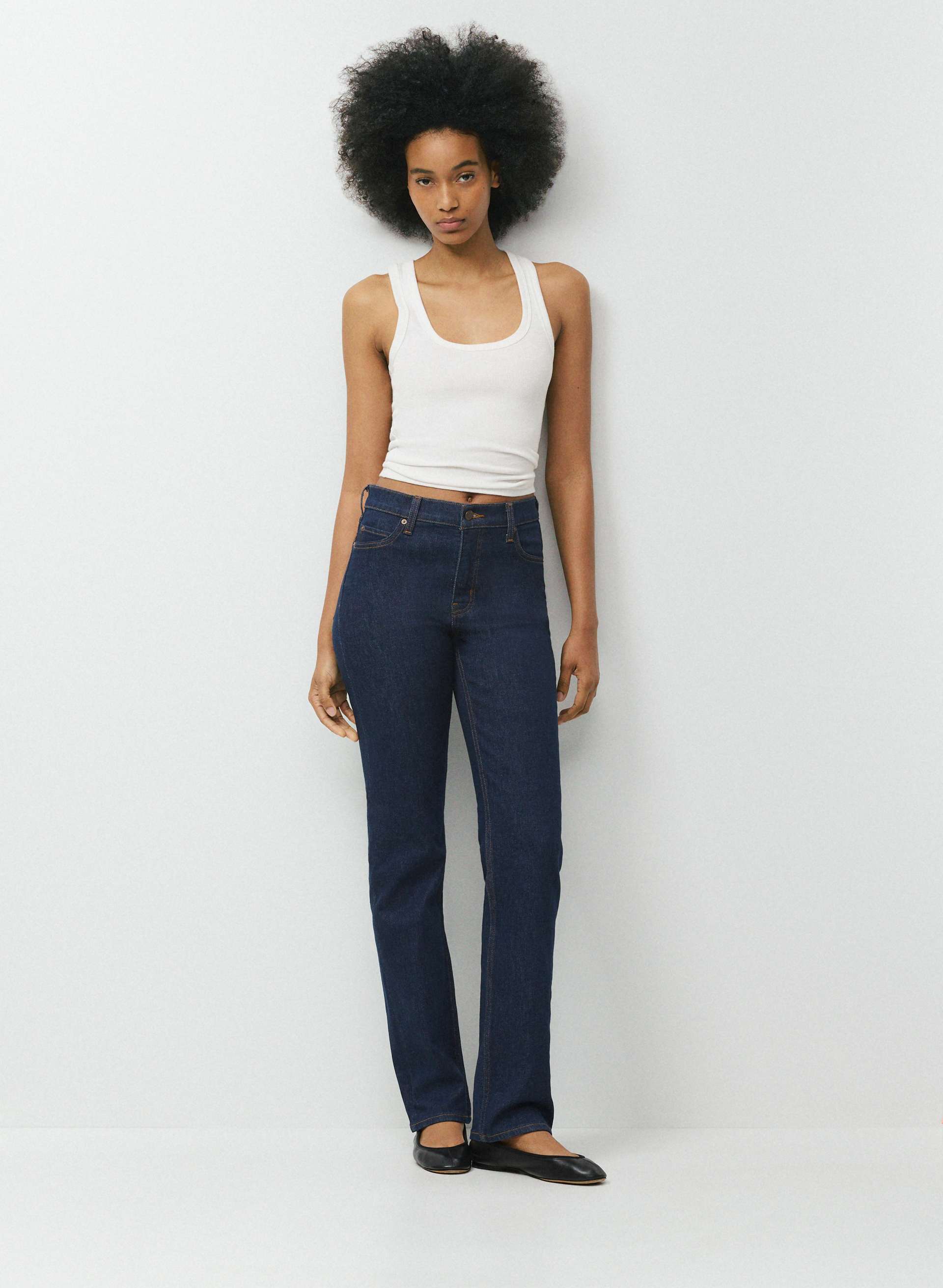 Denim Forum the &amp;lsquo;90s Snatched Hi-Rise Straight Jean