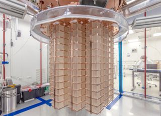 The detectors for the CUORE experiment at Gran Sasso Laboratory were installed in a specially constructed cleanroom to protect them from naturally occurring radioactivity.