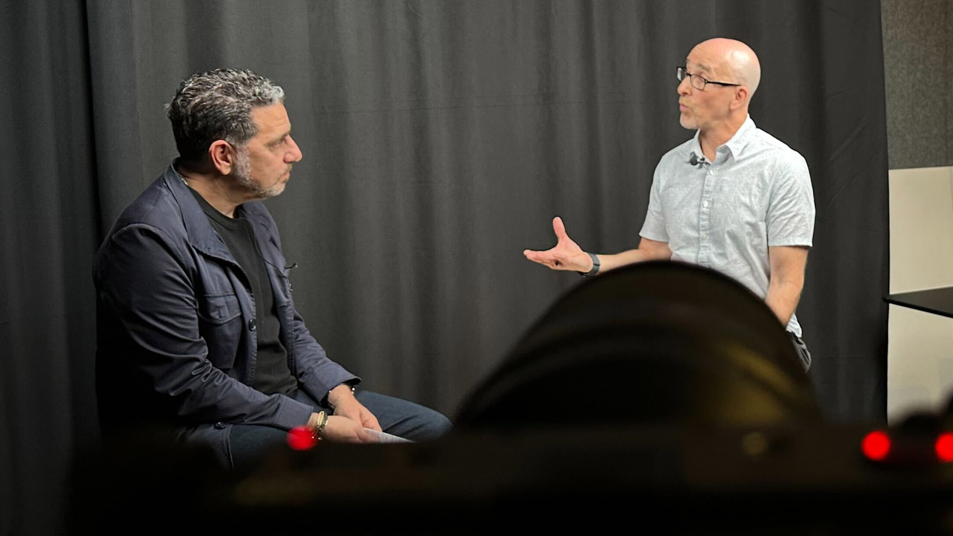 Panos Panay and Lance Ulanoff