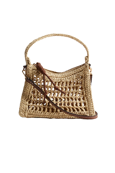 H&M, Straw Crossbody Bag