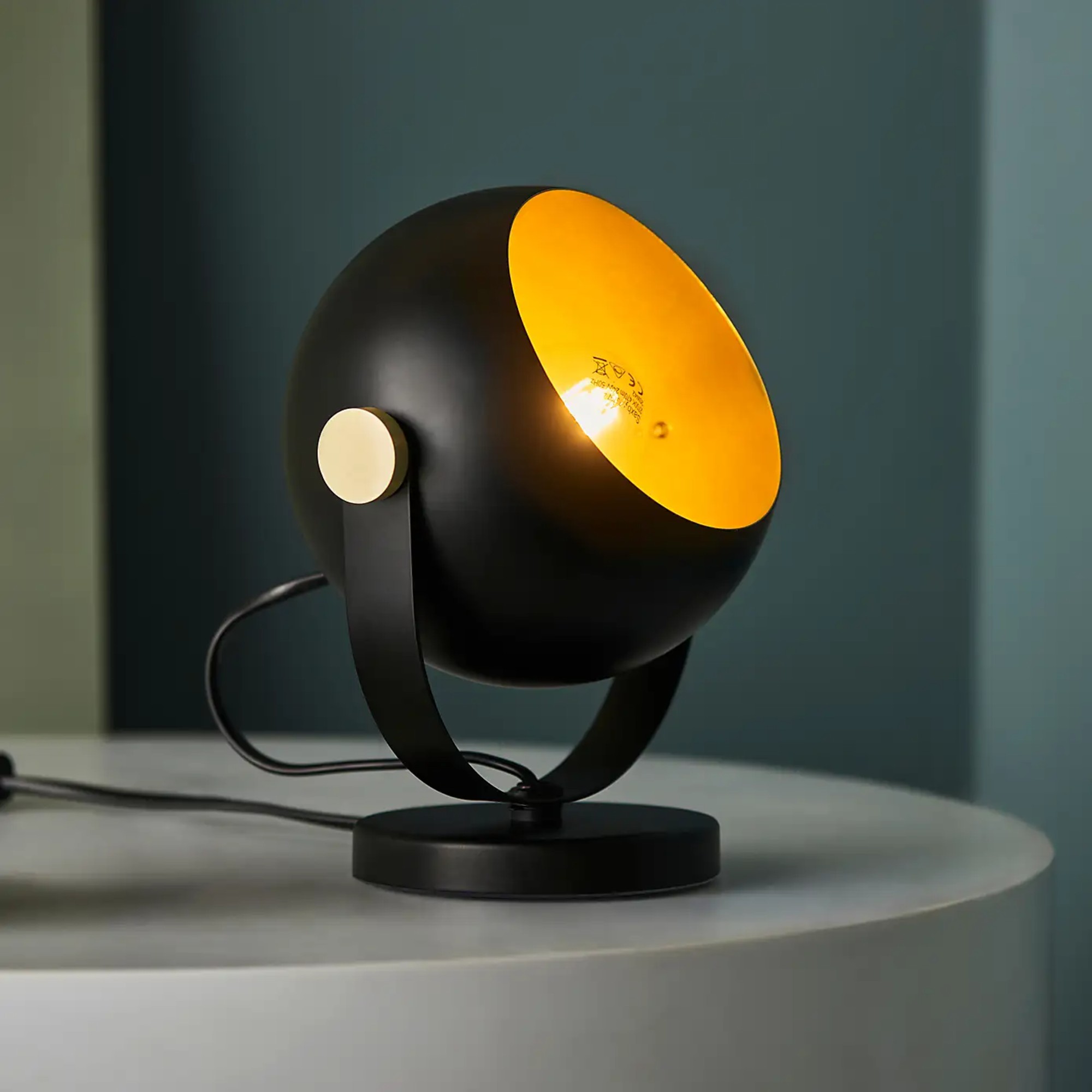 Dunelm Elements Olympya Adjustable Table Wall Light