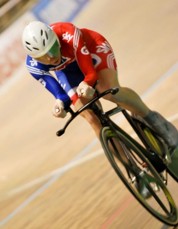 Wendy Houvenaghel in the pursuit