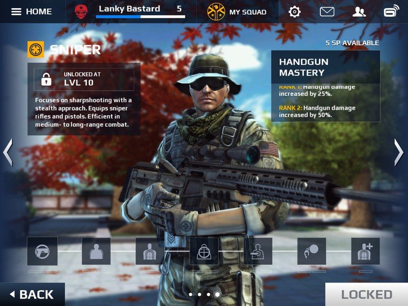 Modern Combat 5 skills