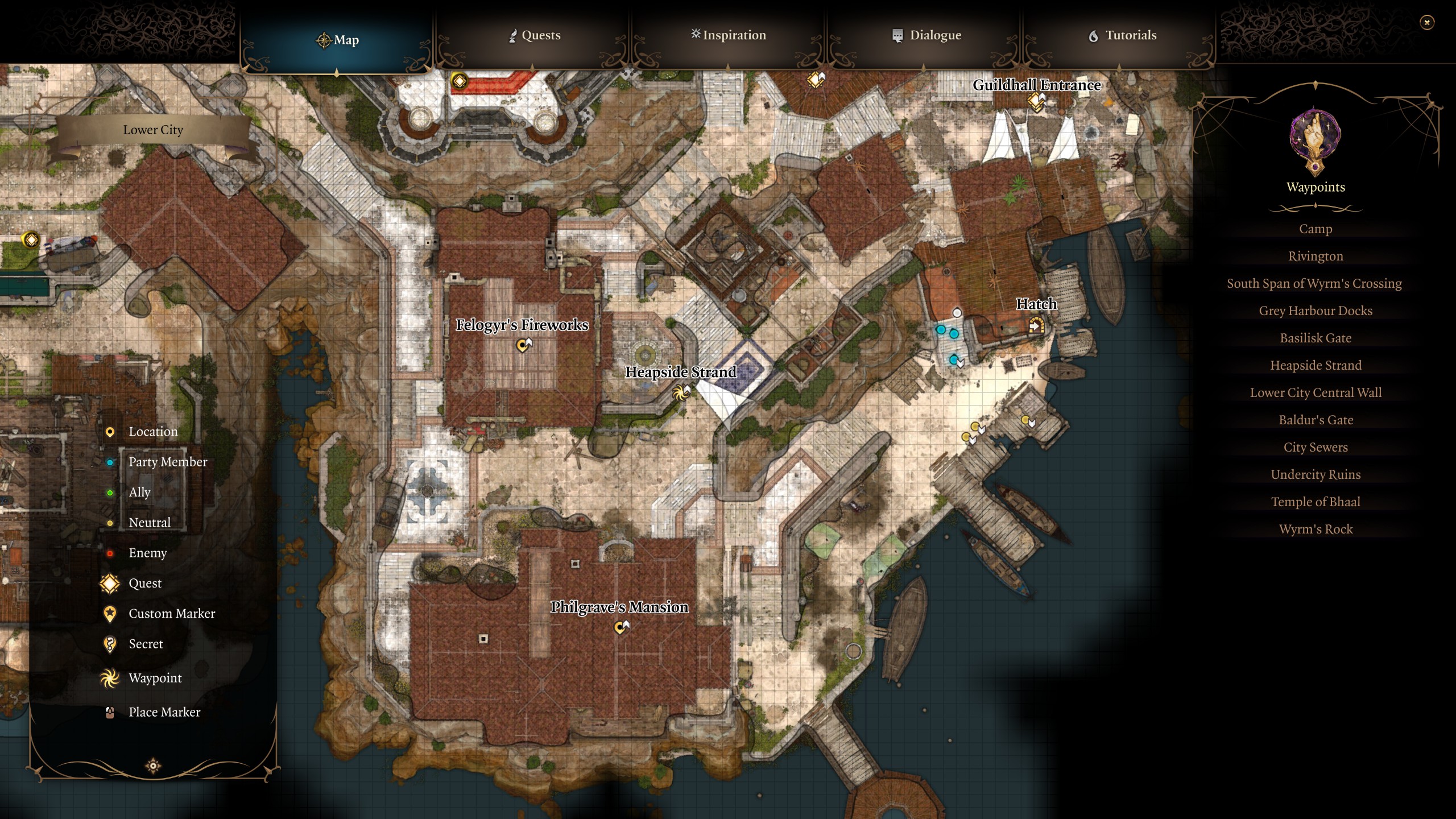 Baldur's Gate 3 Thrumbo location on map
