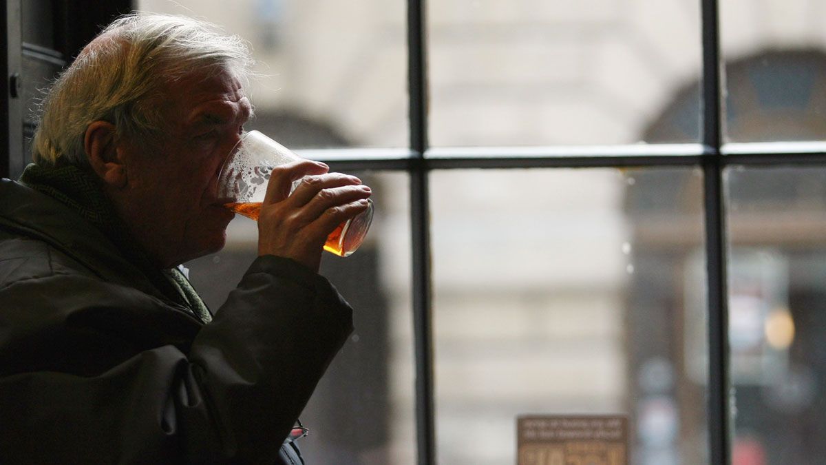 Wetherspoons pub drinking