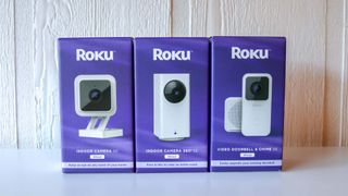 A picture of Roku's new security cameras