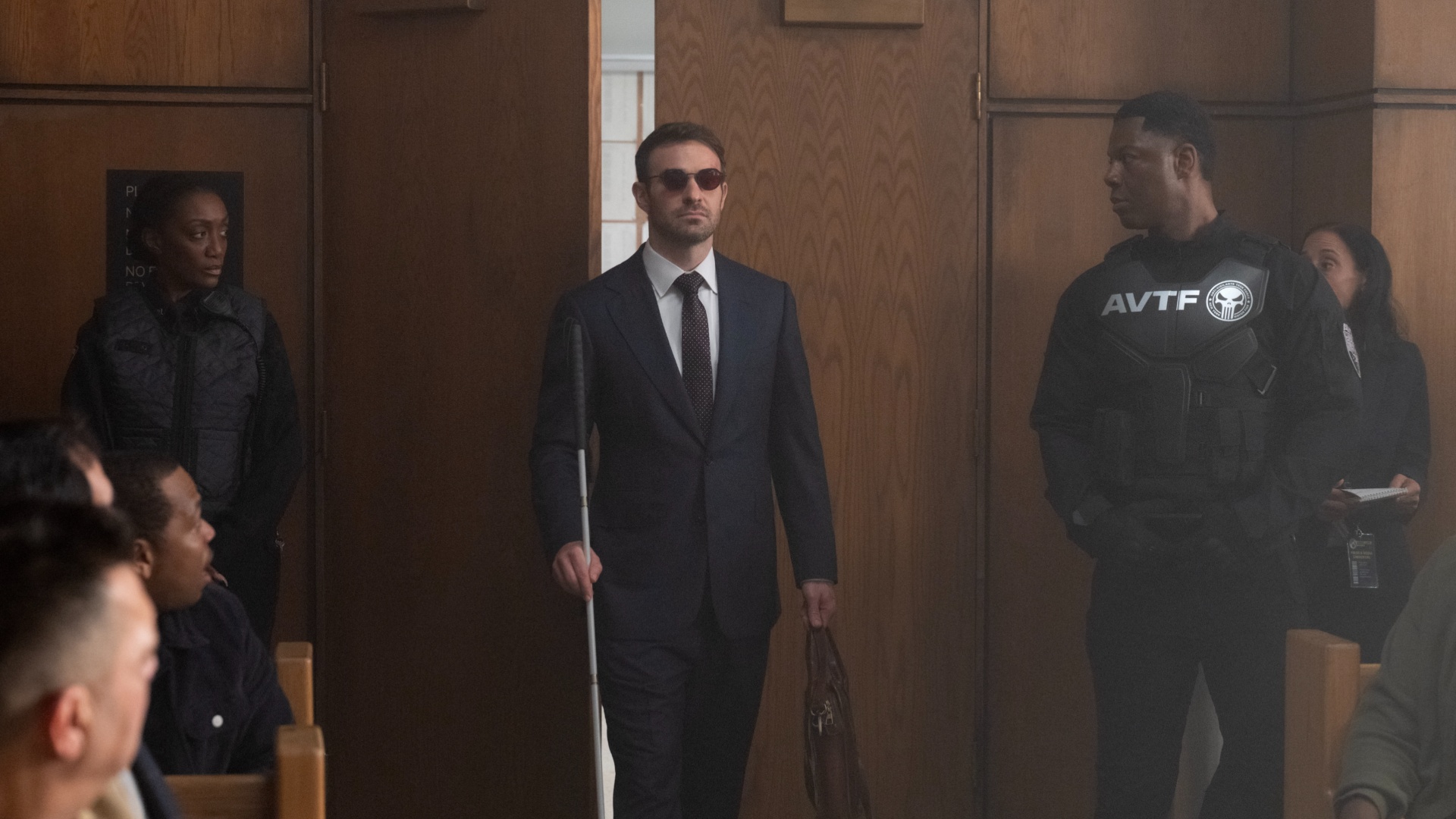 Charlie Cox as Matt Murdock in Daredevil: Born Again season 2