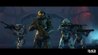 Master Chief and Blue Team