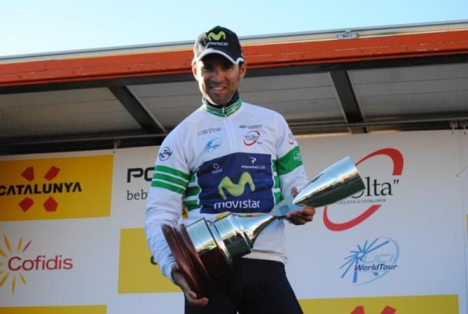 Alejandro Valverde (Movistar) is the new leader of the Volta a Catalunya