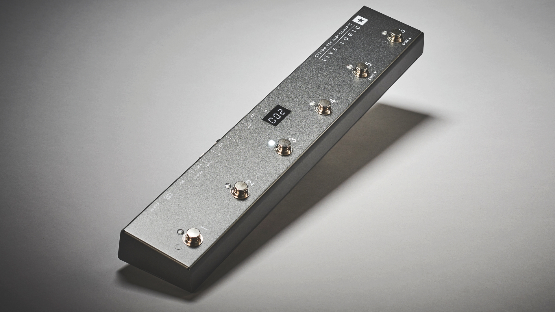A Blackstar MIDI foot controller