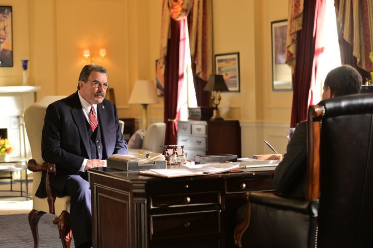 Frank Reagan with the Mayor in Blue Bloods season 12 