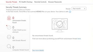 Trend Micro app screen shot