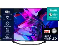 HISENSE 65U7KQTUK 65" 4K Mini-LED Smart TV:&nbsp;was $1,499 now&nbsp;£899 @ Currys
