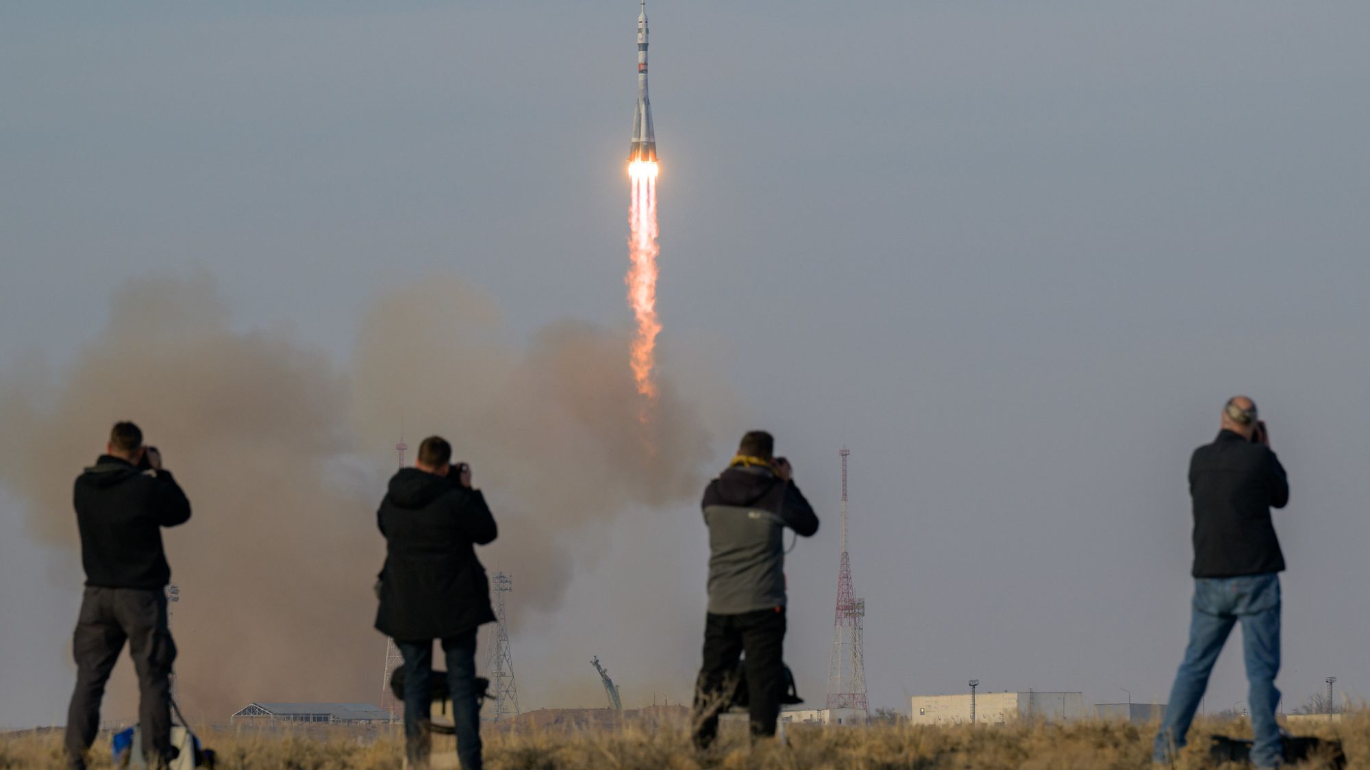 US-Russian Soyuz crew launches to the International Space Station on Thanksgiving Day