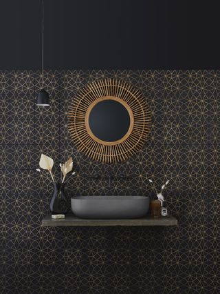 Bert & May x Anthropologie Noir tile