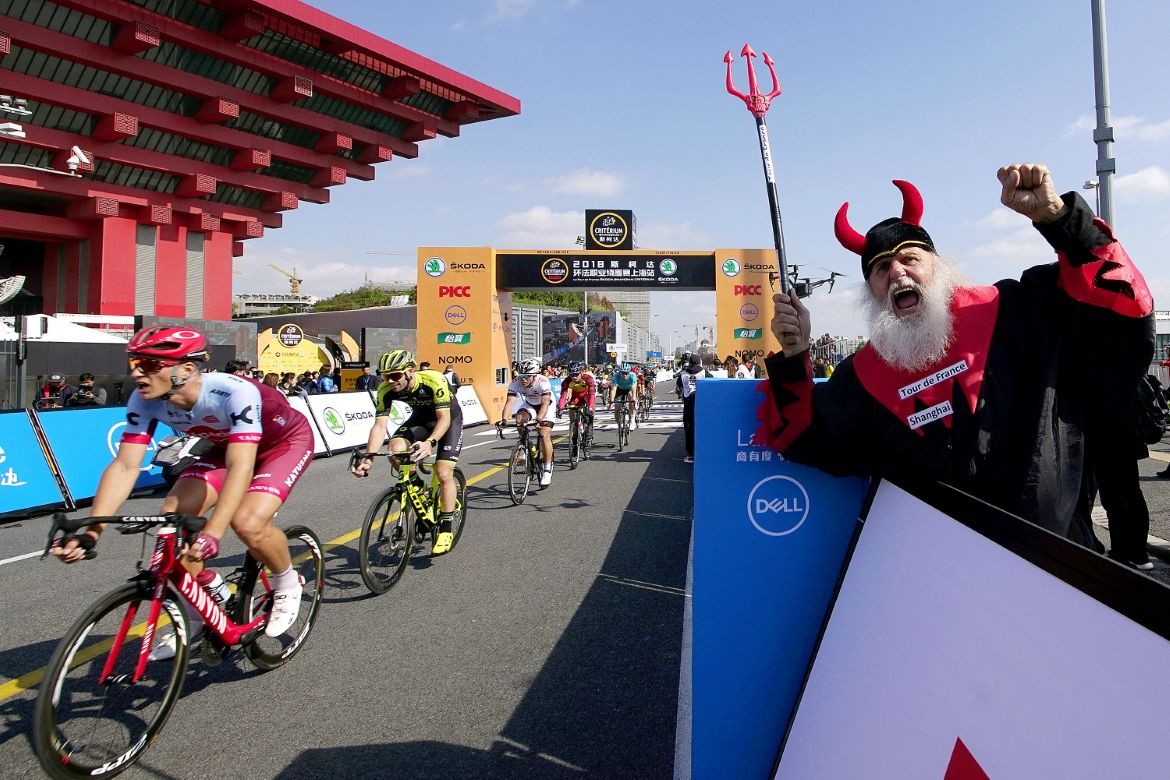 The devil was on hand for the race