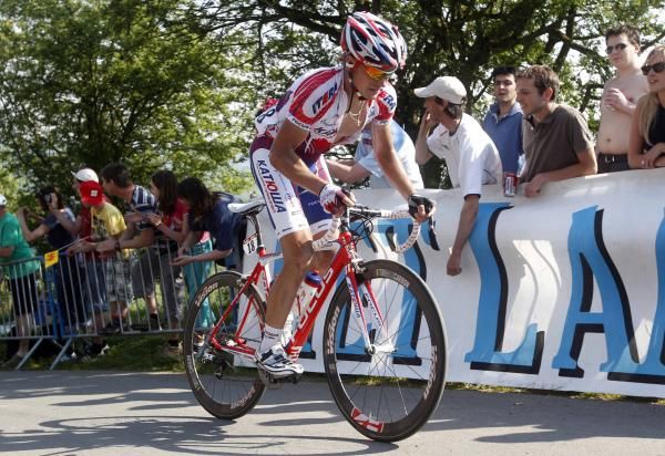 Eduard Vorganov (Katusha) was part of the early break.