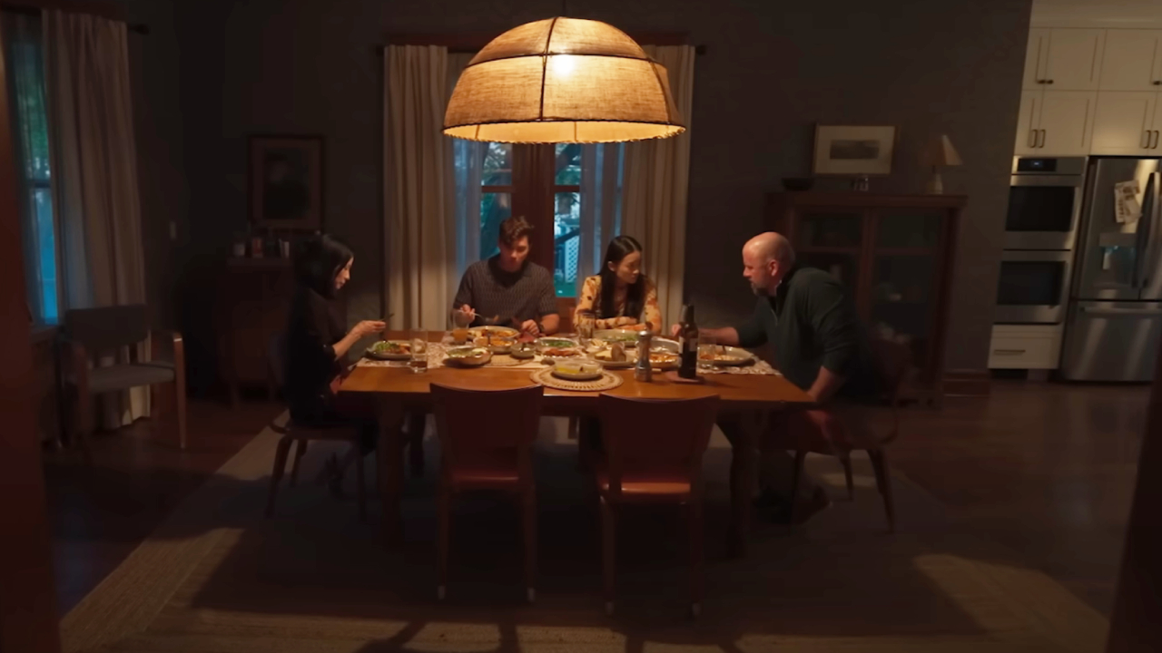 The Payne Family eating dinner in Presence