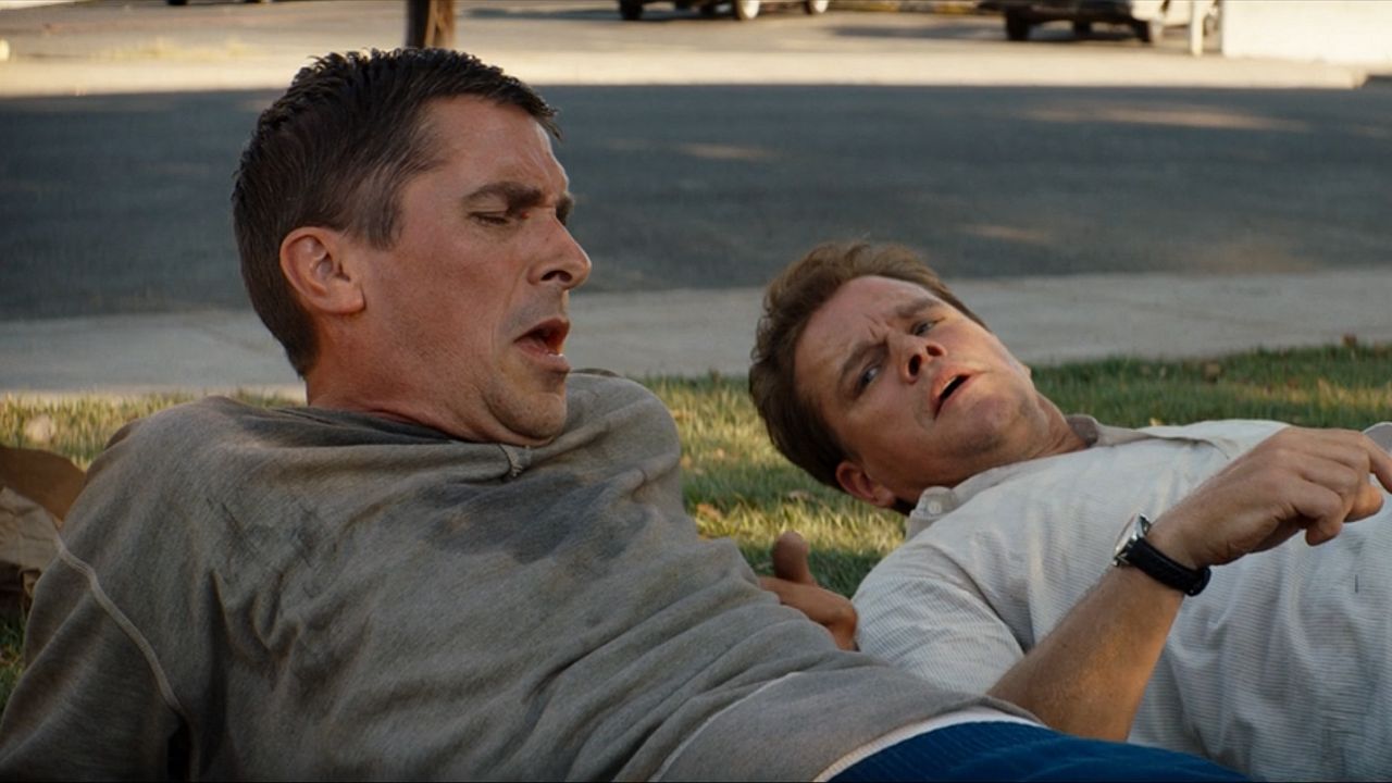 Christian Bale and Matt Damon in Ford v Ferrari