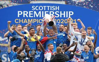 Rangers Scottish Premiership 2020/21 champions