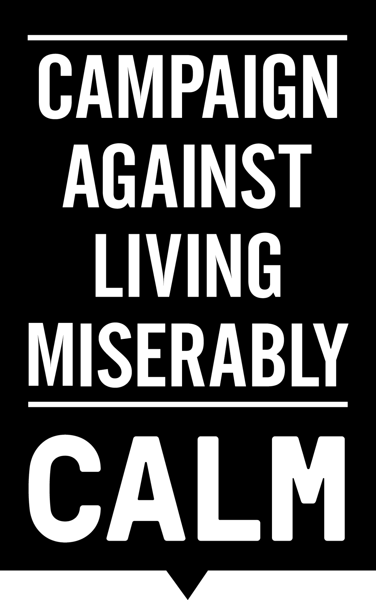 Campaign Against Living Miserably logo
