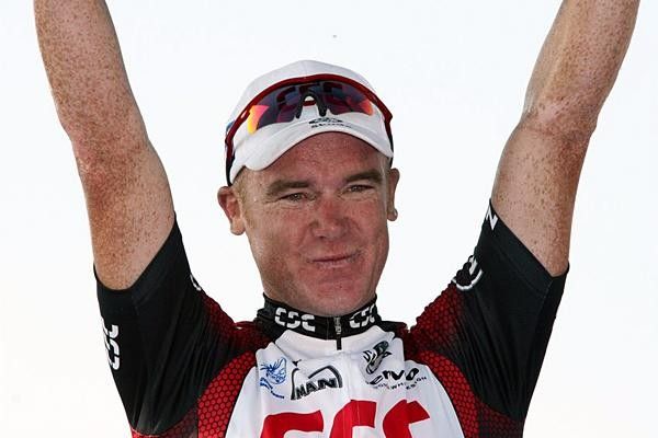 Stuart O'Grady on the podium.