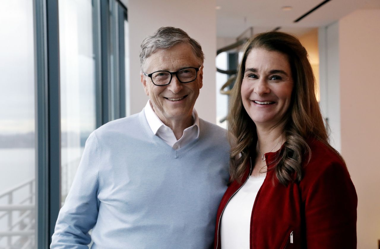 Bill and Melinda Gates.