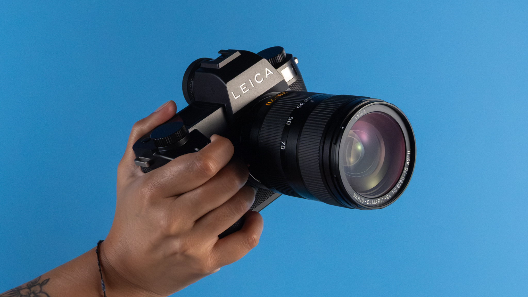 A Leica SL3-P full frame mirrorless camera
