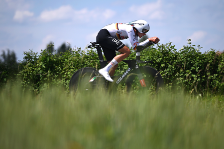 Nils Politt successfully defended his German national ITT title