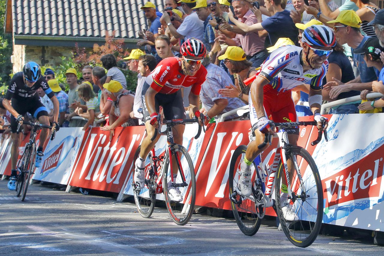 Joaquim Rodriguez (Katusha) makes his move