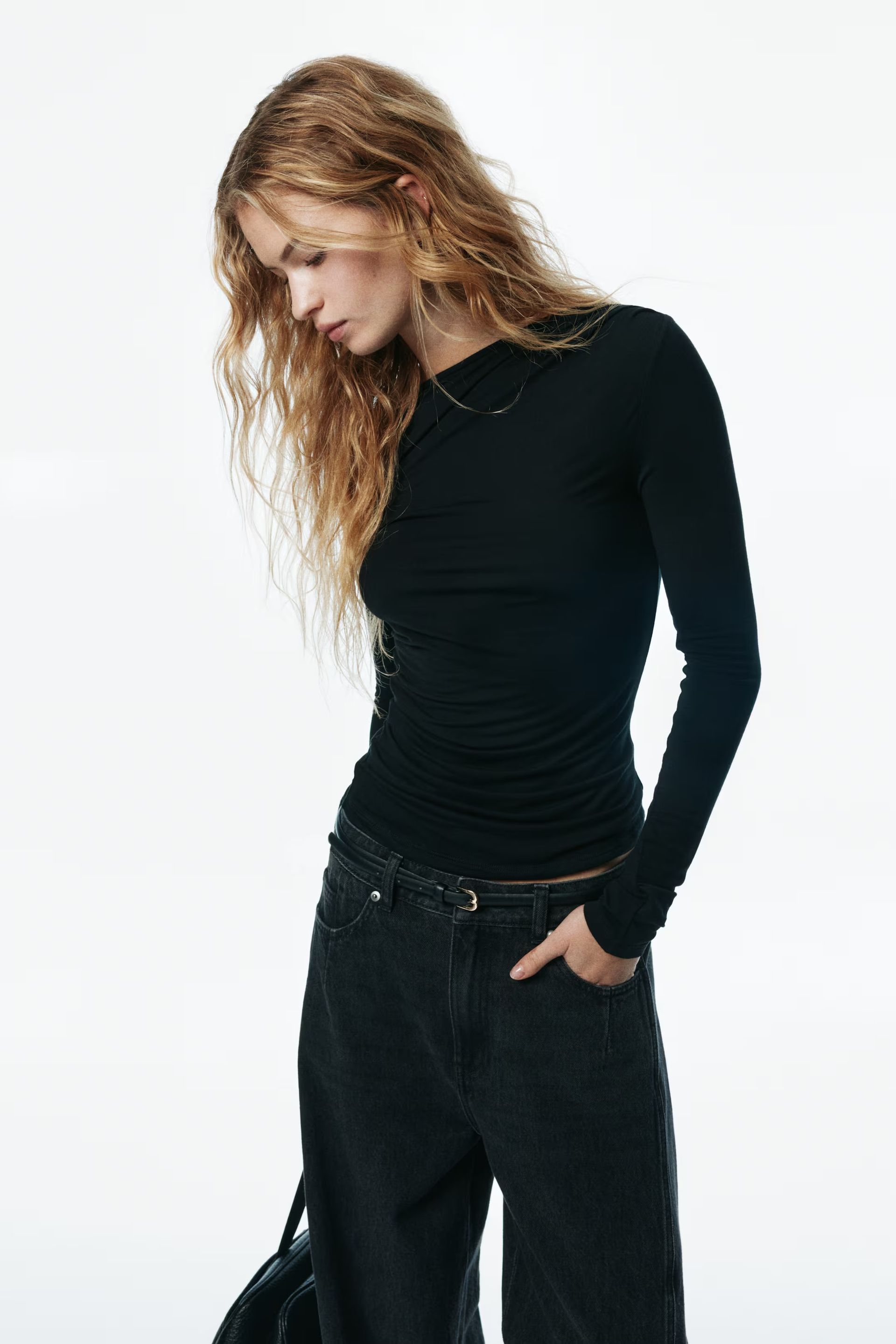 H&M, Draped Viscose Top
