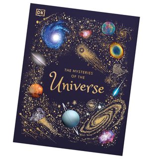 DK Mysteries of the Universe book on a white background