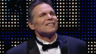 Lanny Poffo at the WWE Hall of Fame Induction of Randy Savage