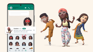 The WhatsApp avatars promotional image from a Meta blog post.