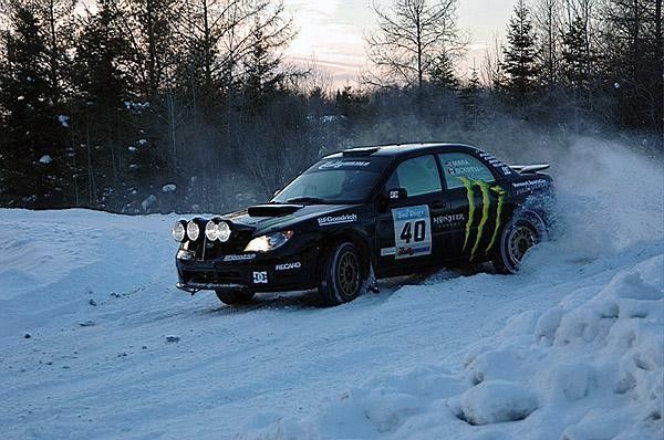 The X-Games record medal winner is driving a naturally aspirated vehicle, until he's no longer deemed a rookie and can drive the turbo-charged all wheel drive vehicle.
