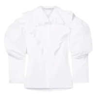White ruffled shirt, £213, Philosopy di Lorenzo Serafini