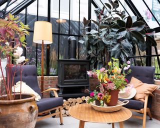 alitex greenhouse with cosy autumn styling by selina lake