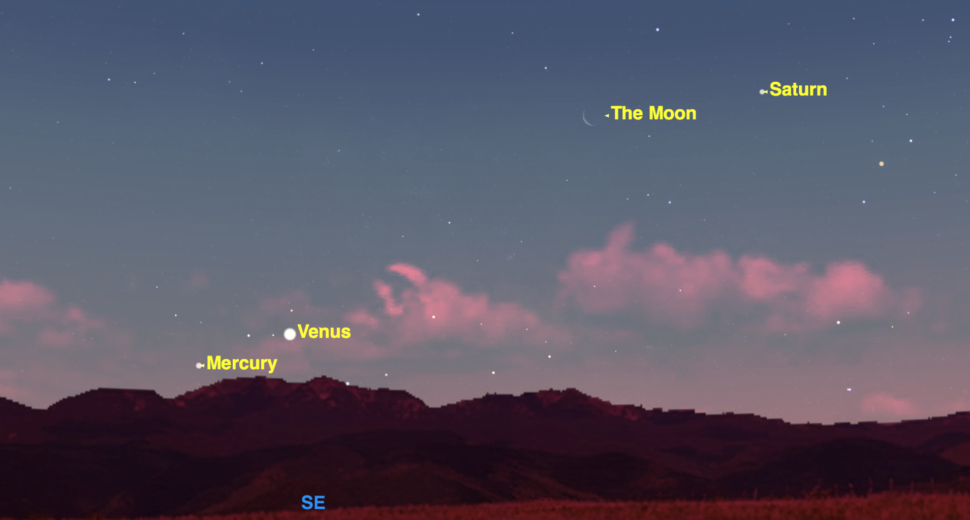 Moon Joins Predawn &#039;Planet Parade&#039;