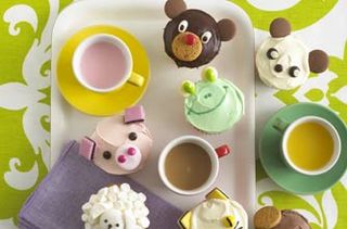 cupcakes, animals, cakes,