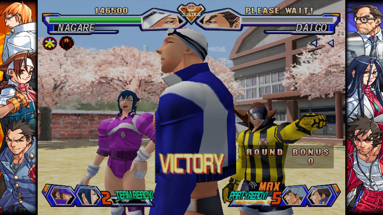 Capcom Fighting Collection 2 review; anime style game screens